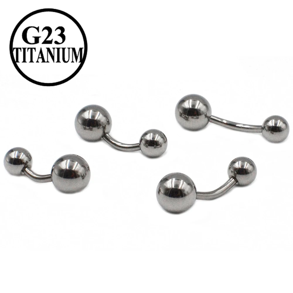 1PCS 100% G23 Titanium Navel Belly Barbell Ring Belly Button Ring Body Piercing Jewelry New Brand Silver Color 14g
1PCS 100% G23 Titanium Navel Belly Barbell Ring Belly Button Ring Body Piercing Jewelry New Brand Silver Color 14g