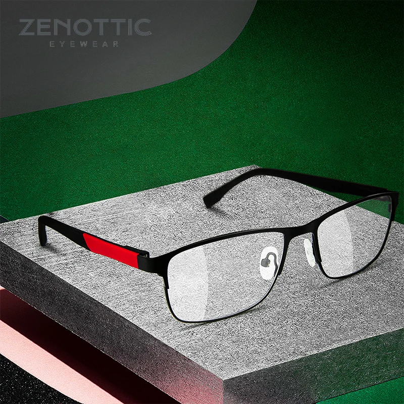 ZENOTTIC Alloy Square Optical Clear Glasses Frame Men Myopia Hyperopia Eye Glasses Transparent Prescription Eyeglasses Frame New
ZENOTTIC Alloy Square Optical Clear Glasses Frame Men Myopia Hyperopia Eye Glasses Transparent Prescription Eyeglasses Frame New