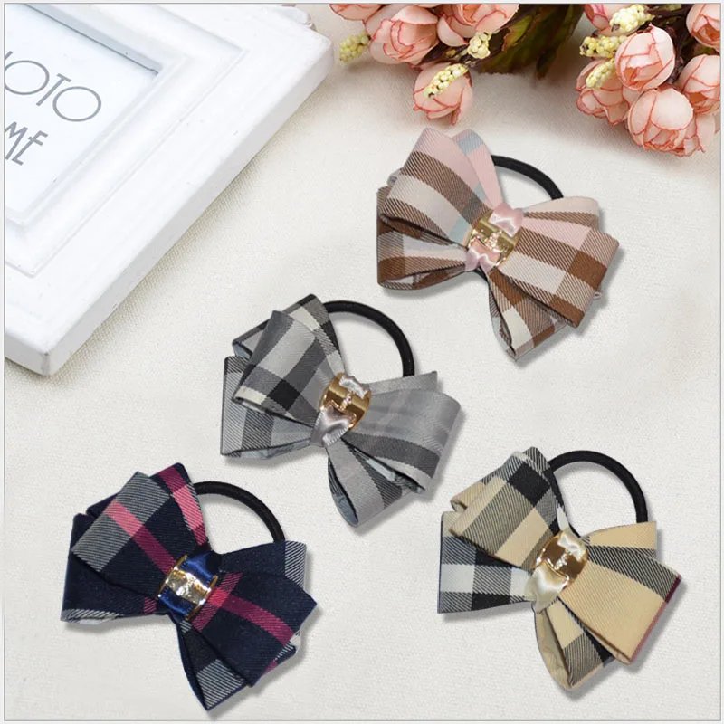 2016 New Fashion butterfly styling Elastic Hair Bands 3 flowers Plaid pattern Hair Holder Hair Accessories for Women and Girls
2016 New Fashion butterfly styling Elastic Hair Bands 3 flowers Plaid pattern Hair Holder Hair Accessories for Women and Girls