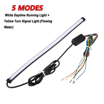 1PCS 45cm 5 Mode Switchback LED Strip Daytime Running Light DRL Sequential Flow Turn Signal
1PCS 45cm 5 Mode Switchback LED Strip Daytime Running Light DRL Sequential Flow Turn Signal