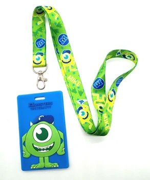 New Retail 1pcs Cartoon green eye Lanyard Key Chains Card Holders Bank Card Neck Strap Card Bus ID Holders M101
New Retail 1pcs Cartoon green eye Lanyard Key Chains Card Holders Bank Card Neck Strap Card Bus ID Holders M101