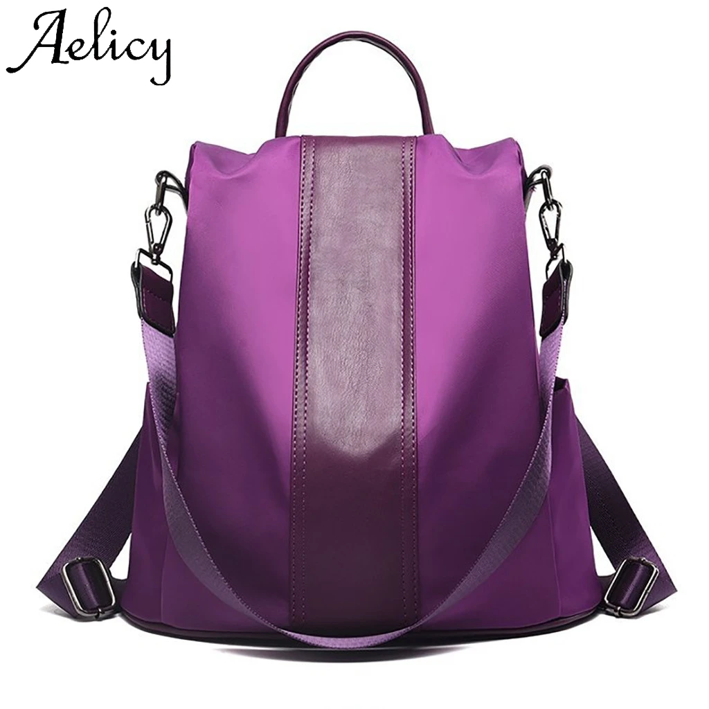 Aelicy Women's Fashion Solid Color Backpack Anti-Theft Bag Wild Shoulder Bag Waterproof High Quality Lady Backpack Phone Pocket
Aelicy Women's Fashion Solid Color Backpack Anti-Theft Bag Wild Shoulder Bag Waterproof High Quality Lady Backpack Phone Pocket