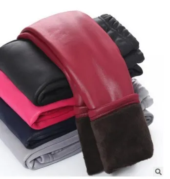 Baby Girls Winter Leggings Kids Girl Spring Warm Thick Mid Elastic Skinny Full Pencil Pants Children Solid Faux Leather Trousers
Baby Girls Winter Leggings Kids Girl Spring Warm Thick Mid Elastic Skinny Full Pencil Pants Children Solid Faux Leather Trousers