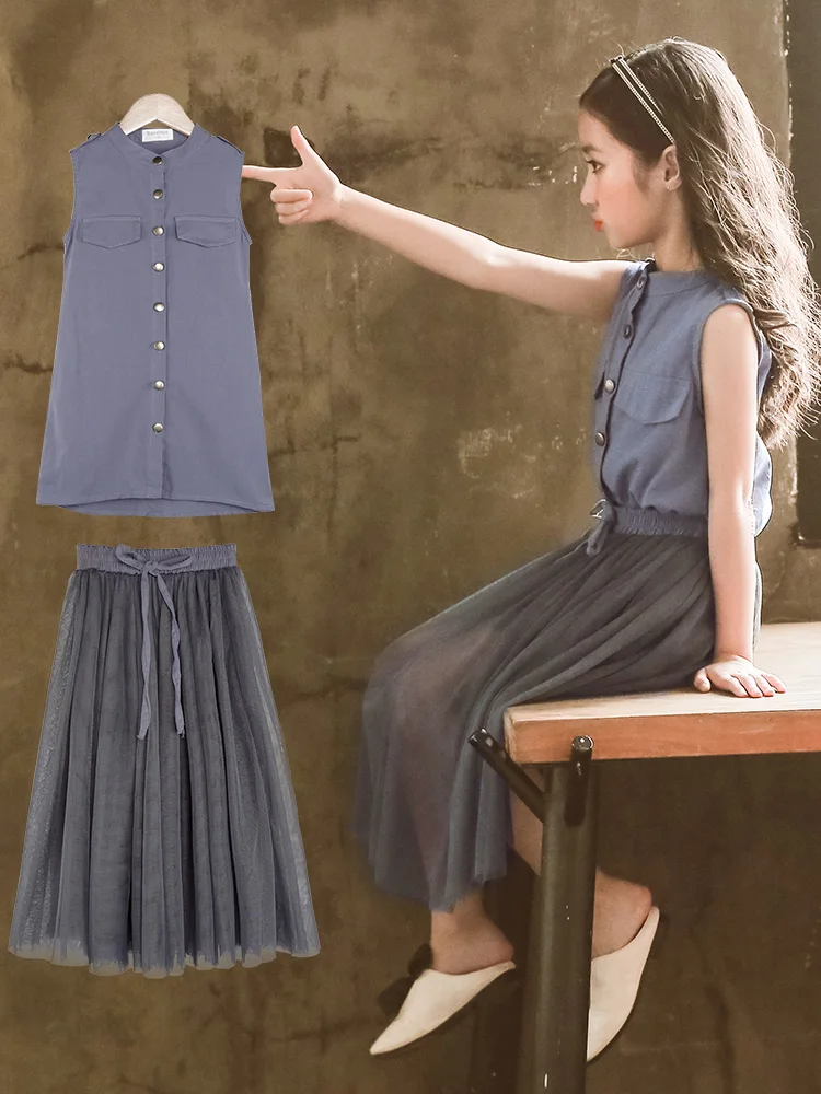 New Teenager Girls Clothing Set Children Outfit 2 Pcs Blouses Shirts + Skirts 2019 Spring Kids Clothing 10 11 12 14 Year Costume
New Teenager Girls Clothing Set Children Outfit 2 Pcs Blouses Shirts + Skirts 2019 Spring Kids Clothing 10 11 12 14 Year Costume