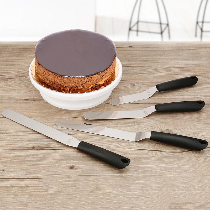 Cake Spatula Set Palette Knife Set Angled Stainless Steel Icing Spatula Offset Cutter Cake Decorating Tools
Cake Spatula Set Palette Knife Set Angled Stainless Steel Icing Spatula Offset Cutter Cake Decorating Tools