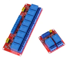 Relais Modul Board Schild Mit Optokoppler Road High Und Low-Level-Trigger Relais Für Arduino 5V 2 4 6 8 kanal(China)