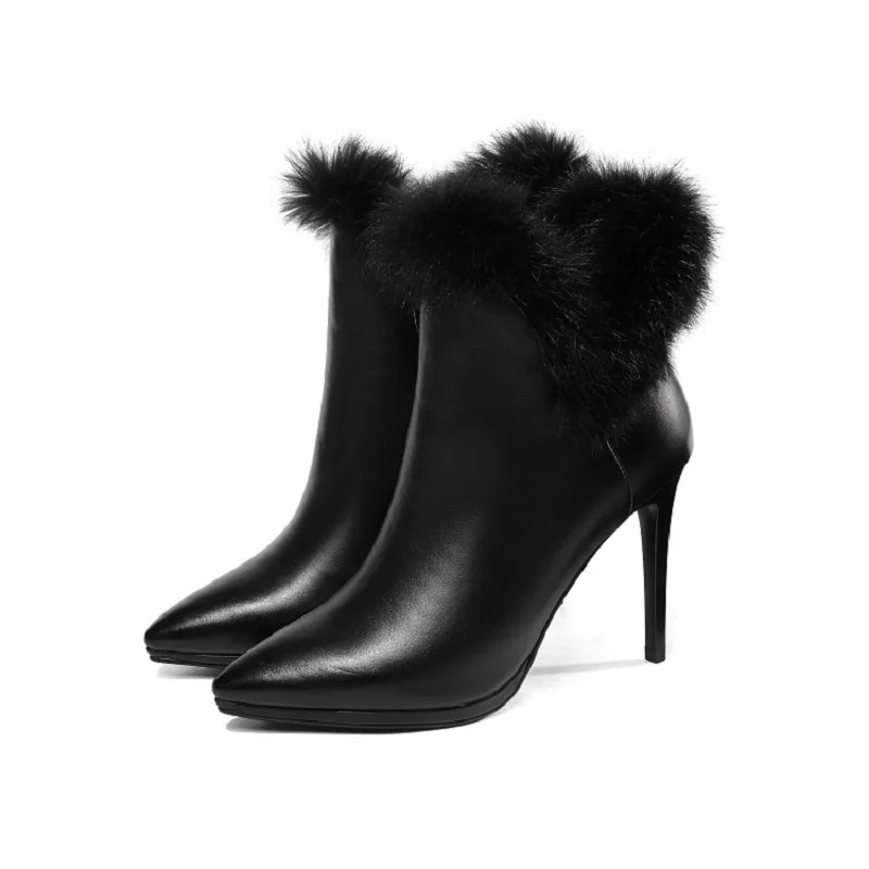2019 new Martin boots leather booties stiletto heels pointed women's booties black ljj 0307
2019 new Martin boots leather booties stiletto heels pointed women's booties black ljj 0307