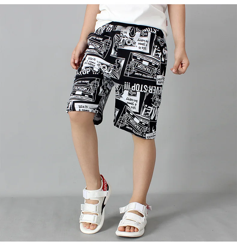 Childrens Fashion Full-Printed Shorts