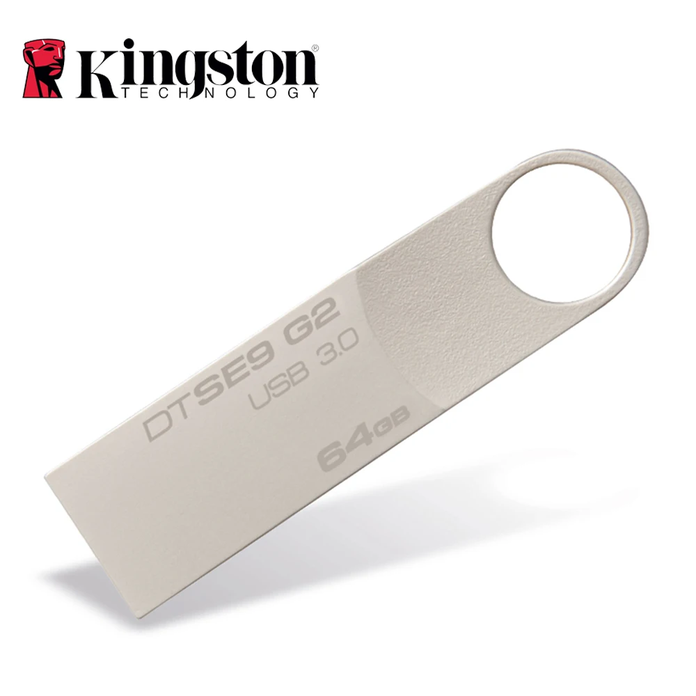 

Original Kingston USB Flash Drive Pendrive Stick DTSE9G2 8GB 16GB 32GB 64GB 128GB 3.0 Pen Drive Mental Ring Memory Flash Memoria