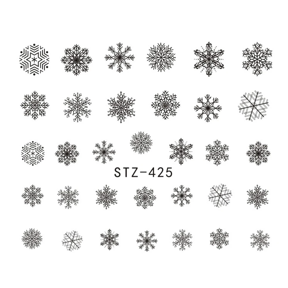 1 Sheet Different Designs Christmas Grey Snowflake Stickers for Nails Water Nail Art Decals DIY Images JISTZ425
1 Sheet Different Designs Christmas Grey Snowflake Stickers for Nails Water Nail Art Decals DIY Images JISTZ425