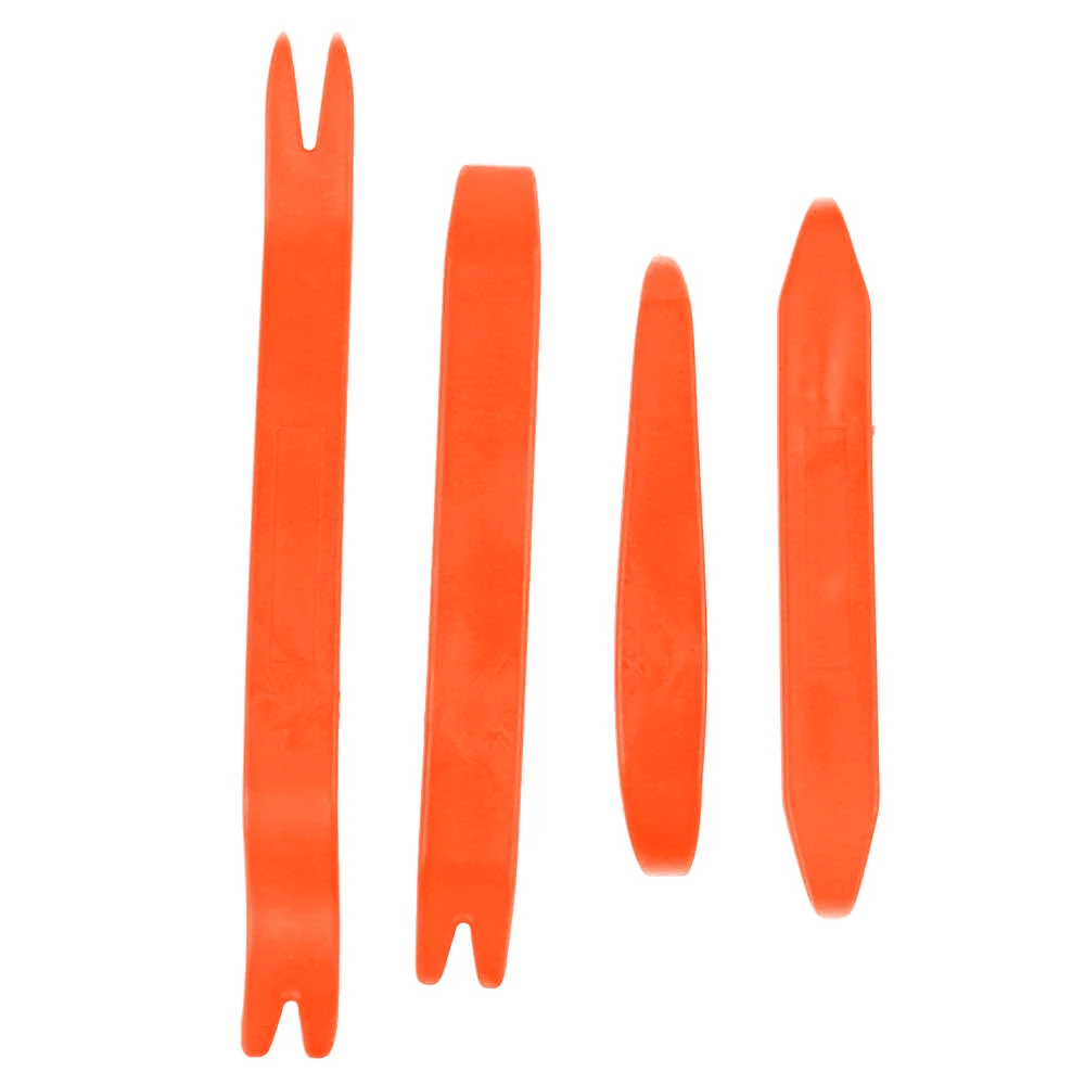 Professional 4Pcs Orange ABS Automobile Audio Door Clip Panel Trim Dash Auto Radio Removal Pry Tools Set Car Panel Removal Tool
Professional 4Pcs Orange ABS Automobile Audio Door Clip Panel Trim Dash Auto Radio Removal Pry Tools Set Car Panel Removal Tool