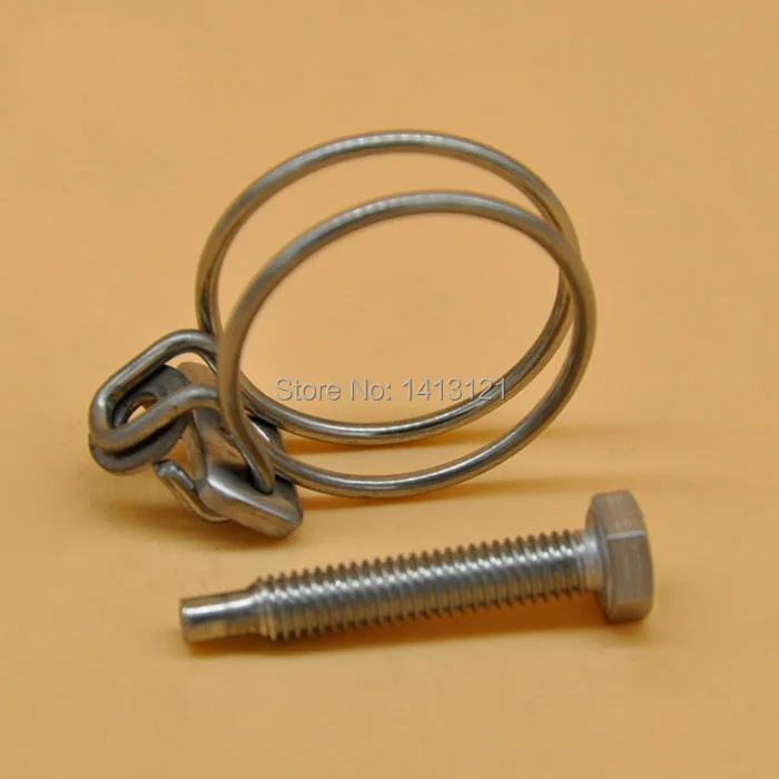 free shipping 50*2 stainless steel hose clamp double wire fitting hoop clamp pipe clamp factory Engineering fastener hardware
free shipping 50*2 stainless steel hose clamp double wire fitting hoop clamp pipe clamp factory Engineering fastener hardware