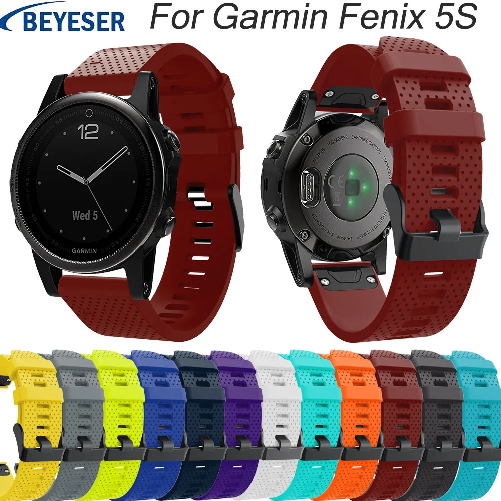 For Garmin Fenix 5S/5S Plus Watchband Straps for Garmin Fenix 5s smart Watch Releasement Silicone Wrist Band Quick release strap
For Garmin Fenix 5S/5S Plus Watchband Straps for Garmin Fenix 5s smart Watch Releasement Silicone Wrist Band Quick release strap