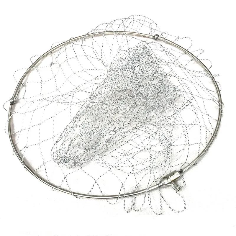Solid Stainless Steel Ring Diameter 50cm-60cm Strong Multifilament Nylon Net Fishing Network Fishing Tool Outdoor Accessories
Solid Stainless Steel Ring Diameter 50cm-60cm Strong Multifilament Nylon Net Fishing Network Fishing Tool Outdoor Accessories