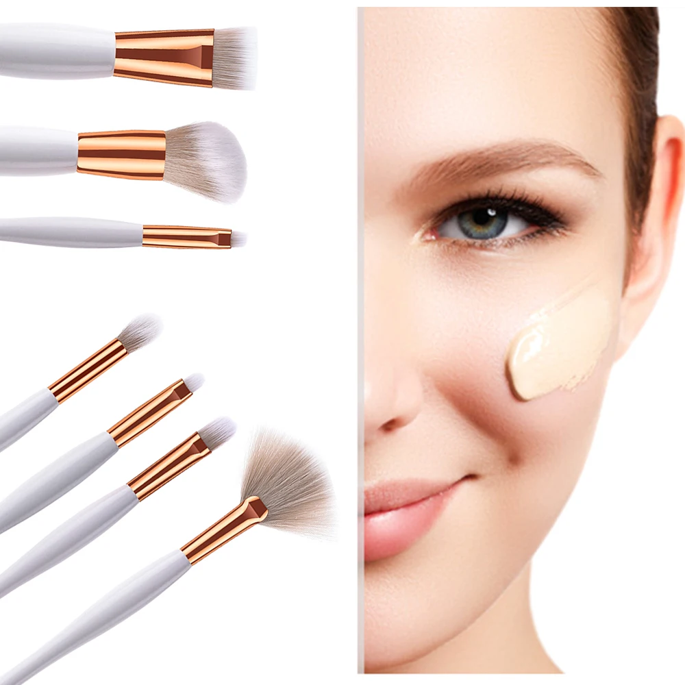 8 Pcs/set Makeup Brush Kit Soft Synthetic Head Wood Handle Brushes Fan Flat Brush Set For Women Eyeshadow Facial Make Up
8 Pcs/set Makeup Brush Kit Soft Synthetic Head Wood Handle Brushes Fan Flat Brush Set For Women Eyeshadow Facial Make Up