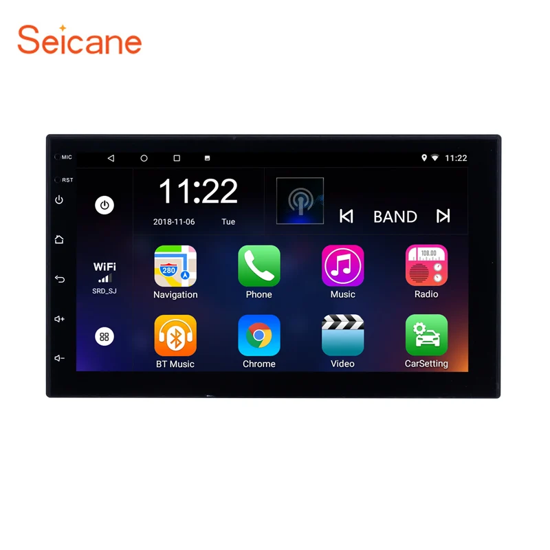 Seicane 4 ядерный Android 7 1 HD "сенсорный экран 2Din автомобильное радио GPS авто стерео