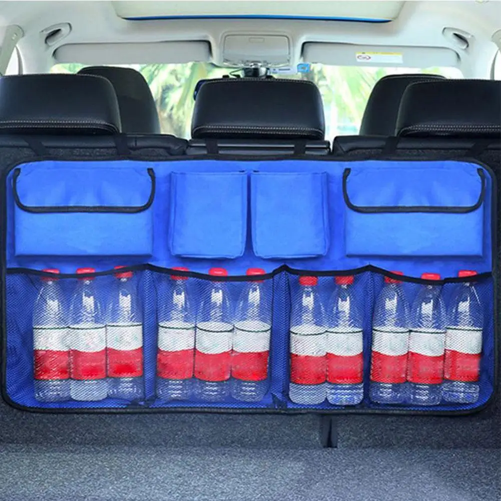 Car Rear Seat Back Storage Bag Multi Hanging Nets Pocket Trunk Bag Organizer Auto Stowing Tidying Interior Accessories Supplies
Car Rear Seat Back Storage Bag Multi Hanging Nets Pocket Trunk Bag Organizer Auto Stowing Tidying Interior Accessories Supplies