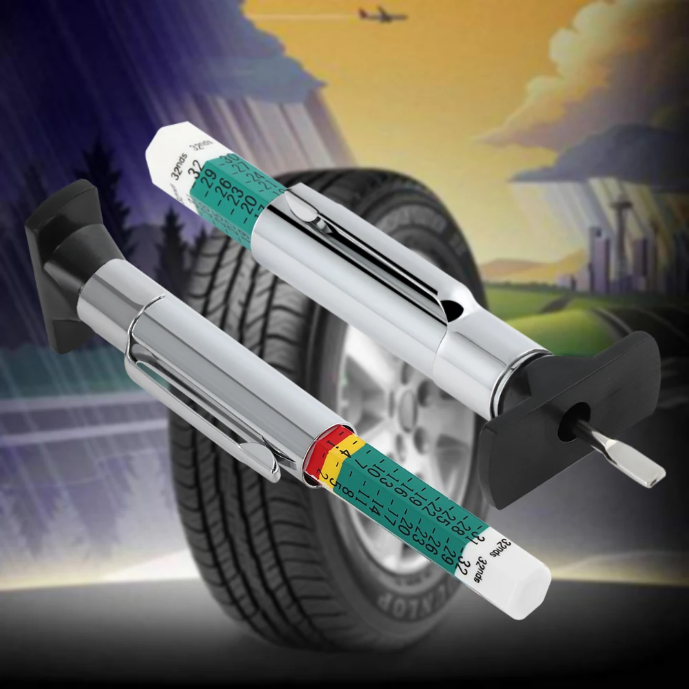 New Colorful Auto Tire Tread Depth Gauge tester Motors Standard Metric Gage Gauge Practical Measures Tool
New Colorful Auto Tire Tread Depth Gauge tester Motors Standard Metric Gage Gauge Practical Measures Tool