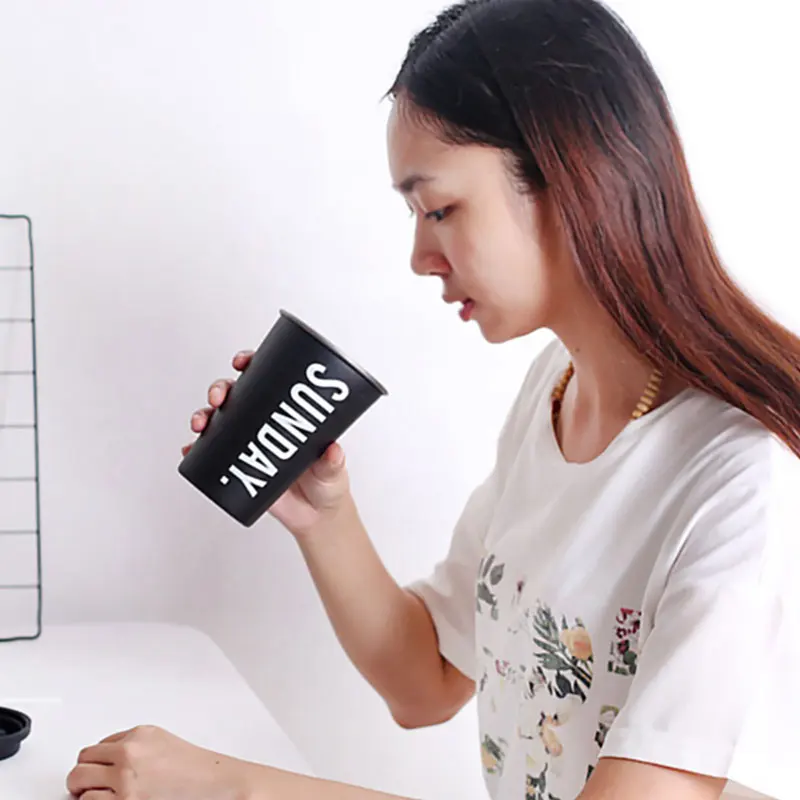 Black White Stainless Steel Silicone Mugs Hand Cup With Straw Lid Cup Sleeve Mug Tea Milk Cups Home Office School Gift 1PCS
Black White Stainless Steel Silicone Mugs Hand Cup With Straw Lid Cup Sleeve Mug Tea Milk Cups Home Office School Gift 1PCS
