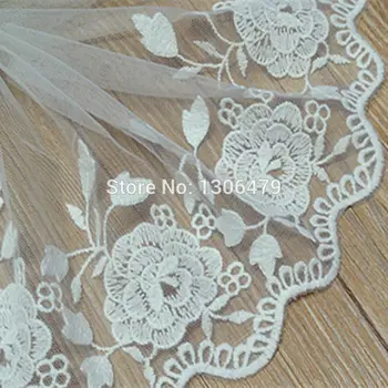 5yards/ Lot Width 17cm Off White Embroidered Lace Fabric , DIY Handmade Lace Materials, Clothing Accessories Lace RS1264
5yards/ Lot Width 17cm Off White Embroidered Lace Fabric , DIY Handmade Lace Materials, Clothing Accessories Lace RS1264
