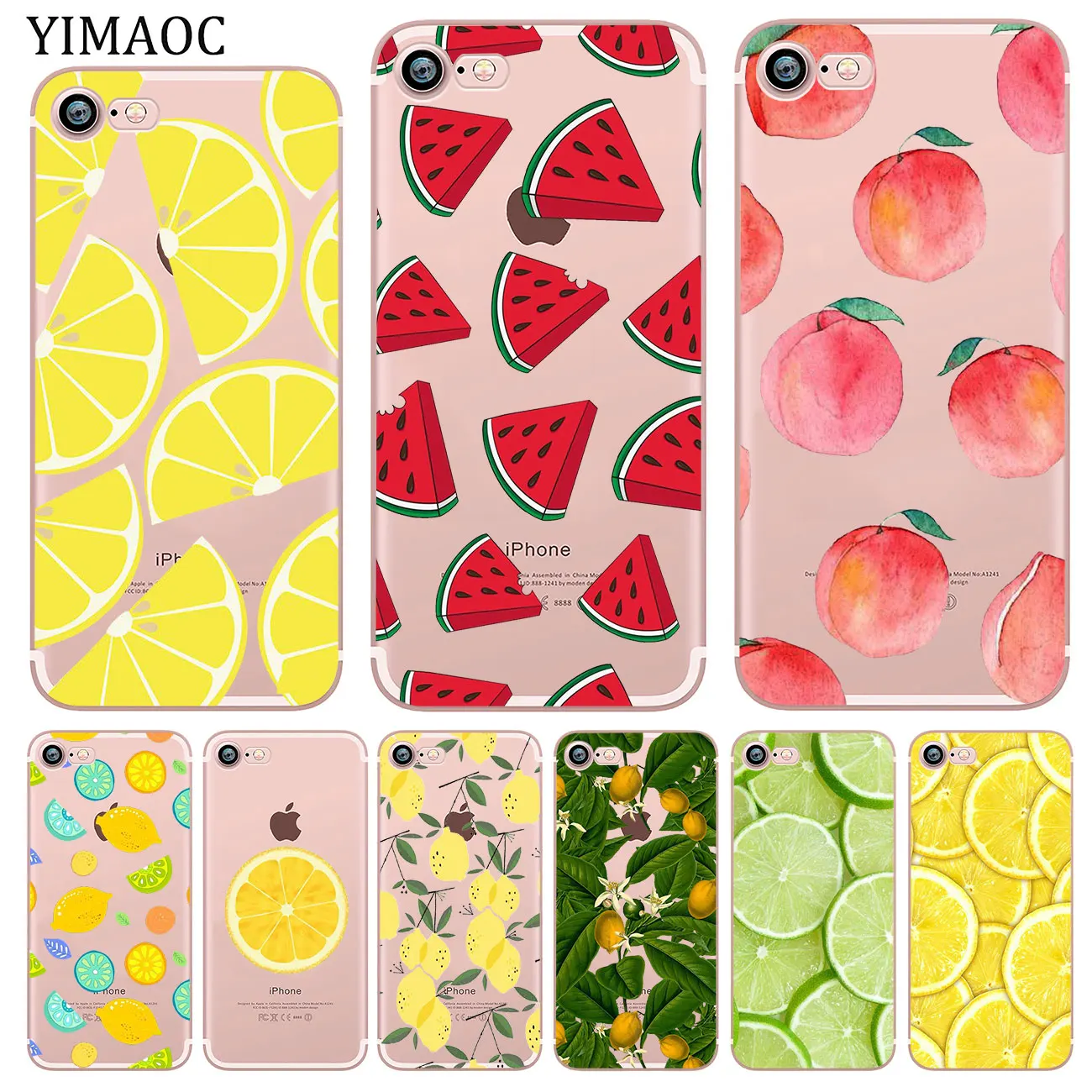 YIMAOC Lemon literature fruit Soft Silicone Phone Shell Case for iPhone X XS Max XR 5 5S SE 6 6S 7 8 Plus 10 TPU Cover
YIMAOC Lemon literature fruit Soft Silicone Phone Shell Case for iPhone X XS Max XR 5 5S SE 6 6S 7 8 Plus 10 TPU Cover