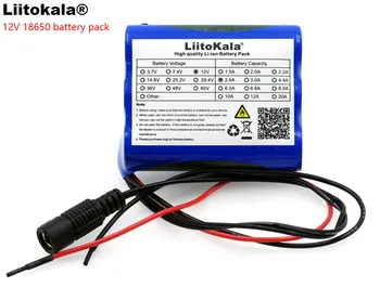 Liitokala New 12 V 2600 mAh lithium-ion Battery pack Monitor CCTV Camera battery 12.6 V to 11.1 V 18650 backup power
Liitokala New 12 V 2600 mAh lithium-ion Battery pack Monitor CCTV Camera battery 12.6 V to 11.1 V 18650 backup power
