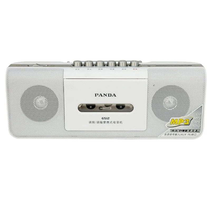 PANDA 6512 double speaker tape recorder portable player for elementary school students to learn English
PANDA 6512 double speaker tape recorder portable player for elementary school students to learn English