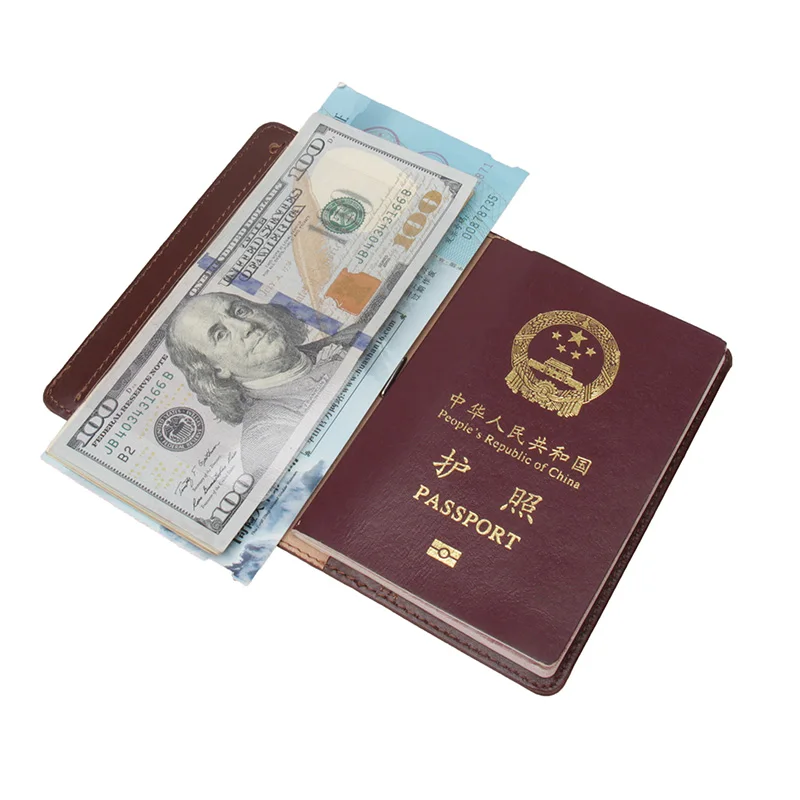 Zongshu Тонкий чехол для паспорта из ПУ кожи недорогой розовый паспорта|pink passport