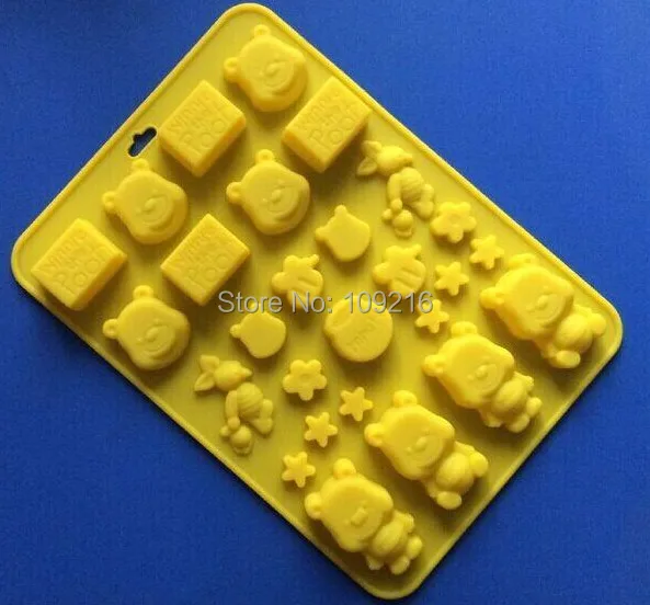 1pcs New style Bear (HY1-193) Green Good Quality 100% Food Grade Silicone Chocolate/Jelly/Pudding/Ice/Candy DIY Mold
1pcs New style Bear (HY1-193) Green Good Quality 100% Food Grade Silicone Chocolate/Jelly/Pudding/Ice/Candy DIY Mold
