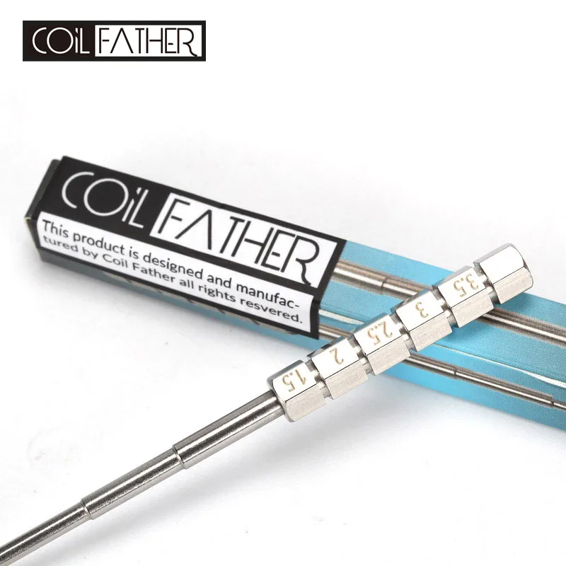 Coil Father Coil Jig for DIY Coil Building Master 1.5 2.0 2.5 3.0 3.5 Diameter Easy Use
Coil Father Coil Jig for DIY Coil Building Master 1.5 2.0 2.5 3.0 3.5 Diameter Easy Use