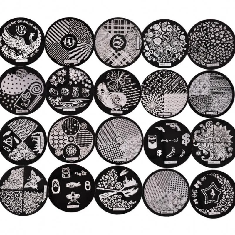 1pc HeHe Series(001-028) Nail Art Stamp Template Image Plates 5.5cm Manicure Nail Stamp Stamping Plates For DIY Nail Art Designs
1pc HeHe Series(001-028) Nail Art Stamp Template Image Plates 5.5cm Manicure Nail Stamp Stamping Plates For DIY Nail Art Designs