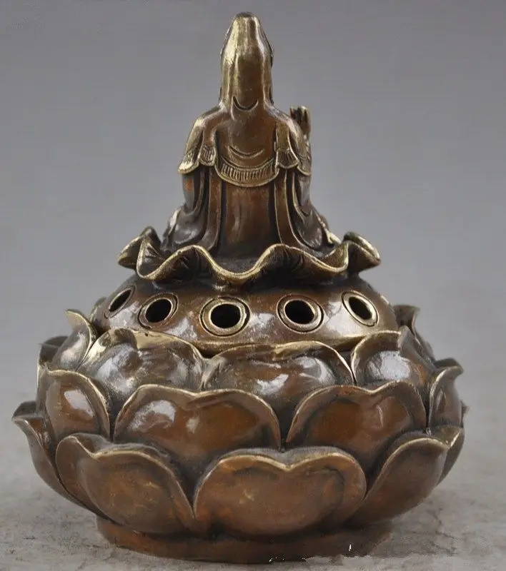 Отмеченные буддистские латунные статуи лотоса Bodhisattva Kwan-Yin GuanYin Высота 150 мм садовое украшение 100% реальная латунь
Отмеченные буддистские латунные статуи лотоса Bodhisattva Kwan-Yin GuanYin Высота 150 мм садовое украшение 100% реальная латунь