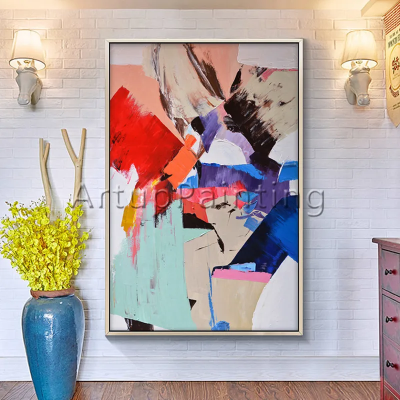 Modern abstract hand painted acrylic canvas oil painting large colourful Wall art living room home decor hallway
Modern abstract hand painted acrylic canvas oil painting large colourful Wall art living room home decor hallway