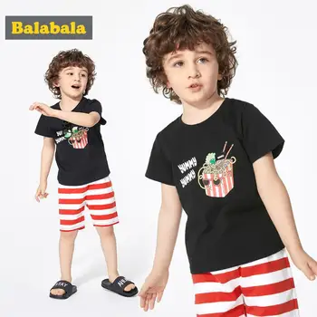 BalabalaChildren clothing set boys summer 2019 100% cotton new baby short sleeve suit clothes stripe shorts +tshirt
BalabalaChildren clothing set boys summer 2019 100% cotton new baby short sleeve suit clothes stripe shorts +tshirt
