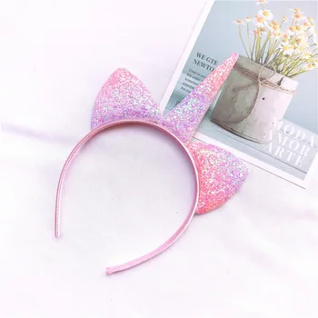 1pc Fashion Glitter Unicorn Hairbands Solid Glossy Laser Leather Cat Ears Hair Sticks Princess Headwear Girls Hair Accessories
1pc Fashion Glitter Unicorn Hairbands Solid Glossy Laser Leather Cat Ears Hair Sticks Princess Headwear Girls Hair Accessories