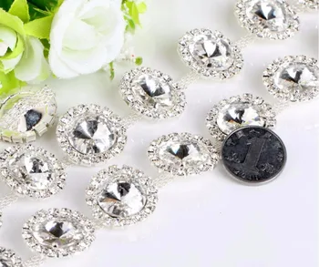 1 Yard Clear 14mm Round Crystals Chain Trim For Sewing Apperal Material Cap Shoes Bag Jewelry Decoration
1 Yard Clear 14mm Round Crystals Chain Trim For Sewing Apperal Material Cap Shoes Bag Jewelry Decoration