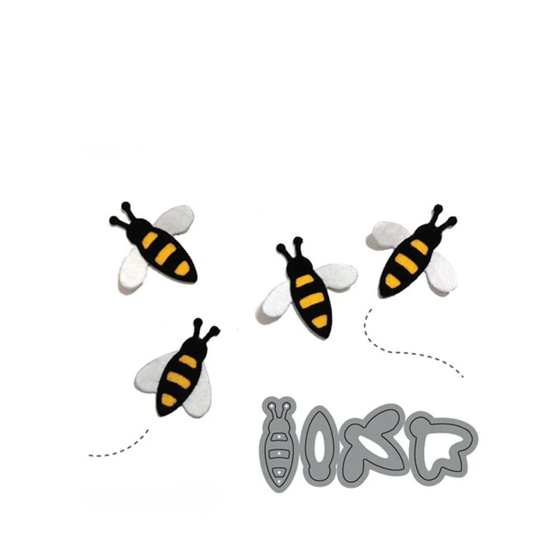 4PCS Cute Bee Metal Cutting Dies Stencils For Card Making Decorative Embossing Suit Paper Cards DIY Dies Scrapbooking New 2018
4PCS Cute Bee Metal Cutting Dies Stencils For Card Making Decorative Embossing Suit Paper Cards DIY Dies Scrapbooking New 2018