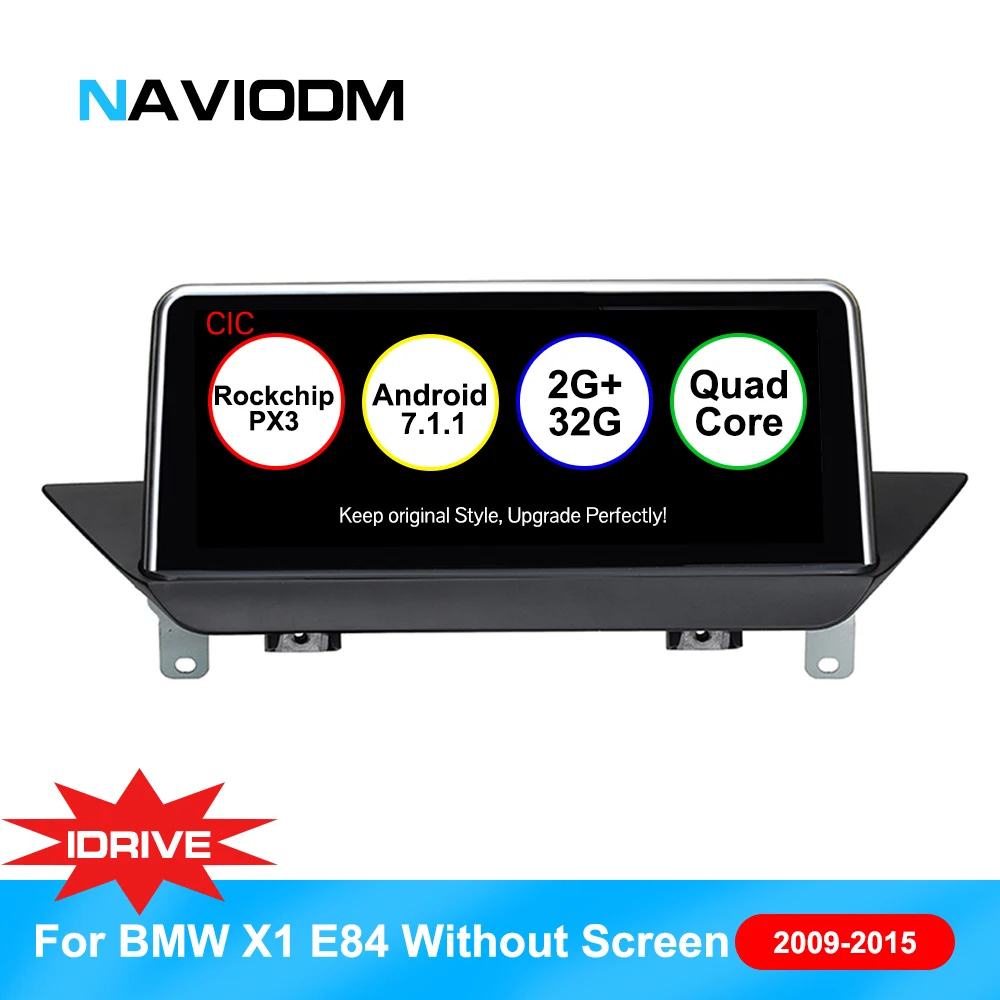 Android 7 1 автомобильный dvd плеер 10 25 дюймов мультимедийный для BMW X1 E84 с системой idrive