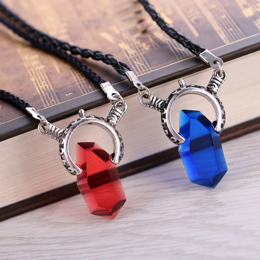Anime Game Necklace DMC Devil May Cry 5 Dante Crystal Alloy Unisex Necklaces Pendants Leather Chain Necklaces Wholesale
Anime Game Necklace DMC Devil May Cry 5 Dante Crystal Alloy Unisex Necklaces Pendants Leather Chain Necklaces Wholesale