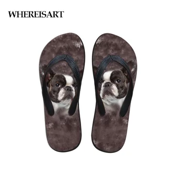 WHEREISART New Indoor Slippers Unisex Pug Dog Print Beach Shoes Casual Flat Flip Flops Men Youth Home Slippers Erkek Ayakkab
WHEREISART New Indoor Slippers Unisex Pug Dog Print Beach Shoes Casual Flat Flip Flops Men Youth Home Slippers Erkek Ayakkab