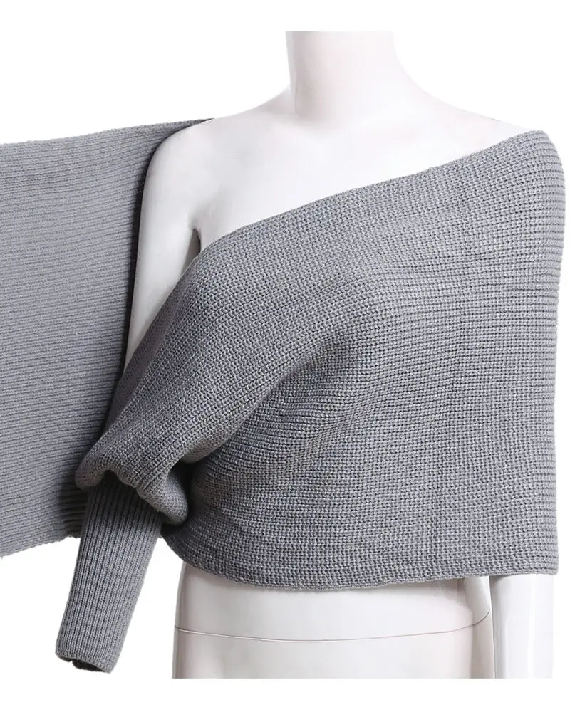 Winter-New-Fashion-Womens-Long-Sleeve-V-neck-Oversized-Loose-Knitted-Sweater-Elegant-Criss-Cross-Short (2)
