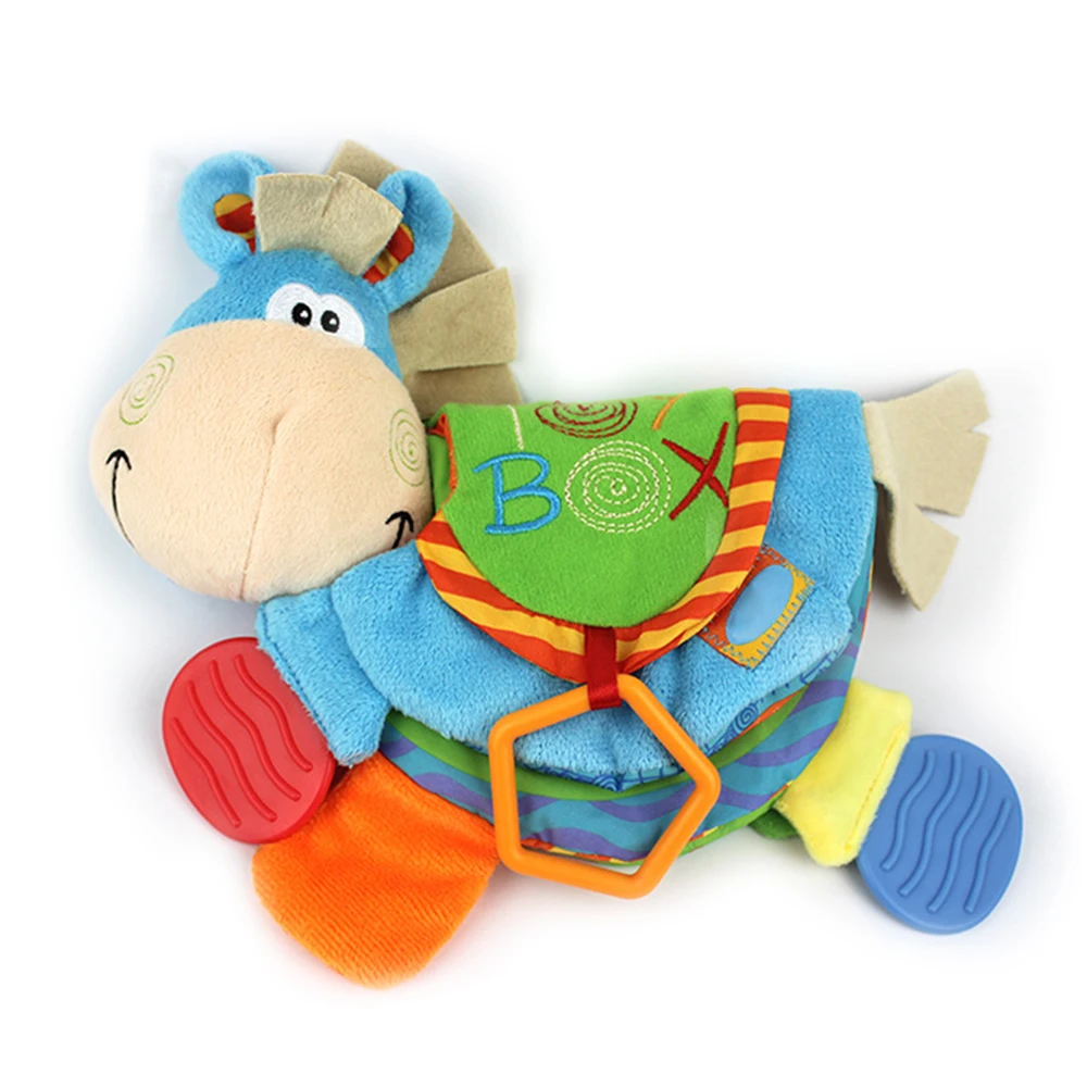 Cute Donkey Animal Cloth Books Baby Rattles Teether Toys Newborn Infant Baby Learning early Education Books Kids Gift
Cute Donkey Animal Cloth Books Baby Rattles Teether Toys Newborn Infant Baby Learning early Education Books Kids Gift