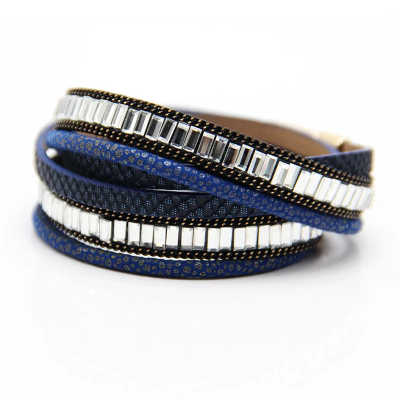 Various fashion styles magnetic leather bracelet women handmade bangles friendship jewelry gift items
Various fashion styles magnetic leather bracelet women handmade bangles friendship jewelry gift items