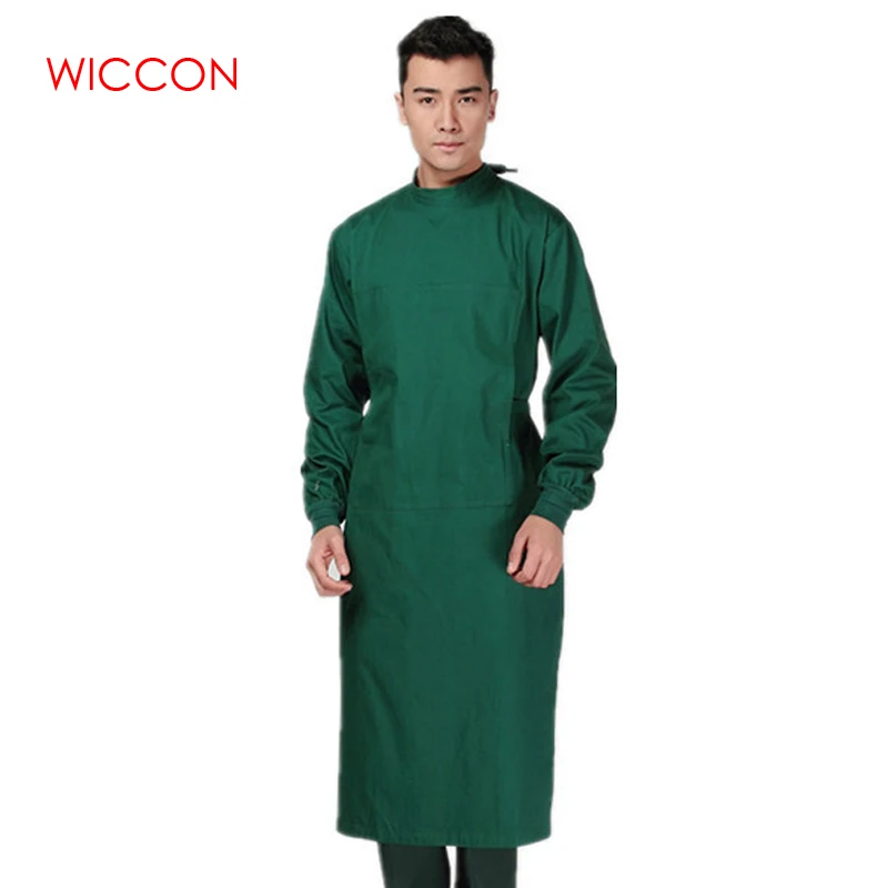Long Sleeve Hospital Medical Surgical Gown High Quality Women Men Doctor Operating Lab Coat Beauty Salon Work Uniform
Long Sleeve Hospital Medical Surgical Gown High Quality Women Men Doctor Operating Lab Coat Beauty Salon Work Uniform