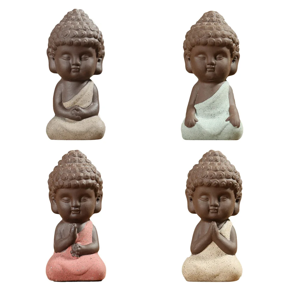 Small Buddha Statue Sculptures Monk Tathagata India Yoga Ceramic Tea Ceremony Ornaments 4 colors
Small Buddha Statue Sculptures Monk Tathagata India Yoga Ceramic Tea Ceremony Ornaments 4 colors