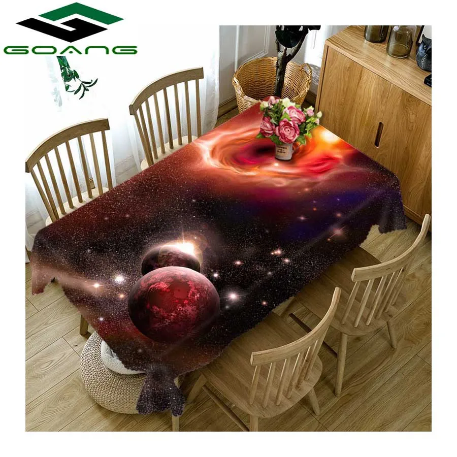 GOANG cotton tablecloth 3d universe space Pattern table cloth rectangular and round table cover waterproof tablecloth
GOANG cotton tablecloth 3d universe space Pattern table cloth rectangular and round table cover waterproof tablecloth