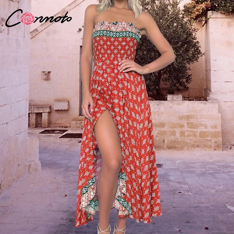 Conmoto Red Print Long Dress Women 2019 Summer Sexy Off Shoulder Strapless Empire Beach Dress Elastic Collar Party Dress Vestido
Conmoto Red Print Long Dress Women 2019 Summer Sexy Off Shoulder Strapless Empire Beach Dress Elastic Collar Party Dress Vestido