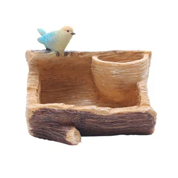 Simulated Stump Birds Pot for Succulent Plants Flower Pot Home Garden Office Desktop Decoration
Simulated Stump Birds Pot for Succulent Plants Flower Pot Home Garden Office Desktop Decoration