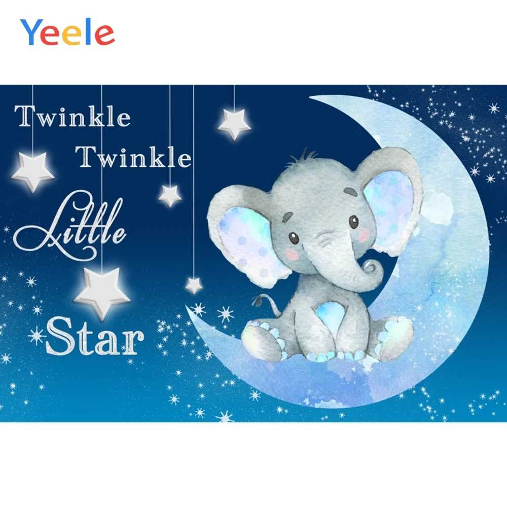 Yeele Starry Sky Moon Star Backdrop Blue Elephant Newborn Baby Shower Photography Background Custom Photo Studio Photophone
Yeele Starry Sky Moon Star Backdrop Blue Elephant Newborn Baby Shower Photography Background Custom Photo Studio Photophone