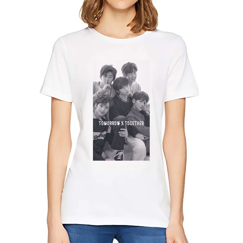 TXT Kpop T-shirts for Women Korean Korean Style T Shirt Women New Arrivals 2019 Tops Harajuku Streetwear Tee Shirt Femme
TXT Kpop T-shirts for Women Korean Korean Style T Shirt Women New Arrivals 2019 Tops Harajuku Streetwear Tee Shirt Femme